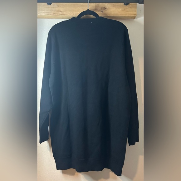 NWT ONE GREY DAY BLACK SWEATER DRESS SIZE LARGE - Picture 5 of 10